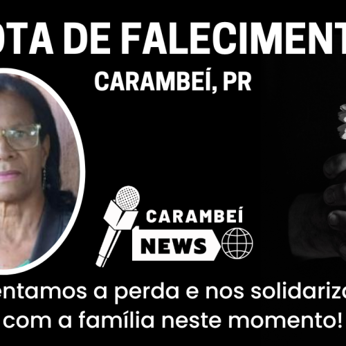 Nota de falecimento – 27/11/2025