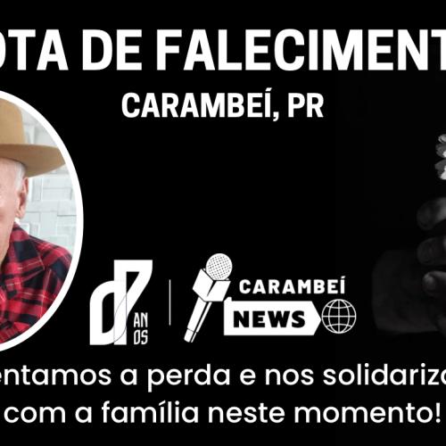 Nota de falecimento – 87 anos | 22/05/2026
