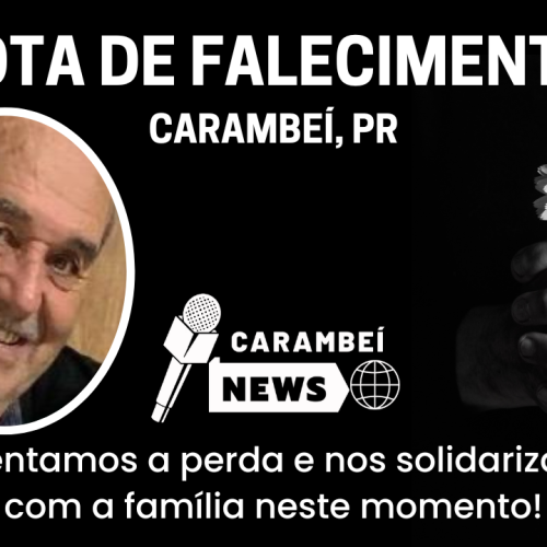 Nota de falecimento – 29/11/2025
