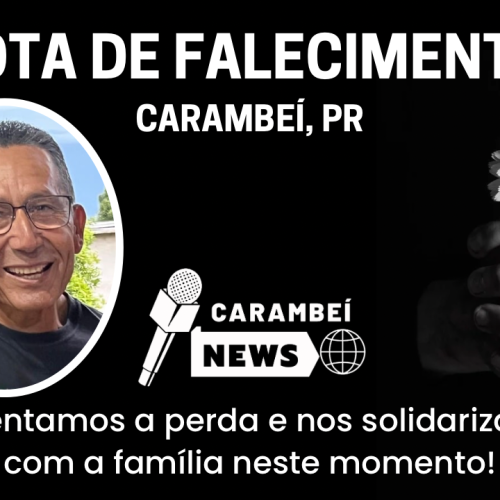 Nota de falecimento – 67 anos | 18/02/2025