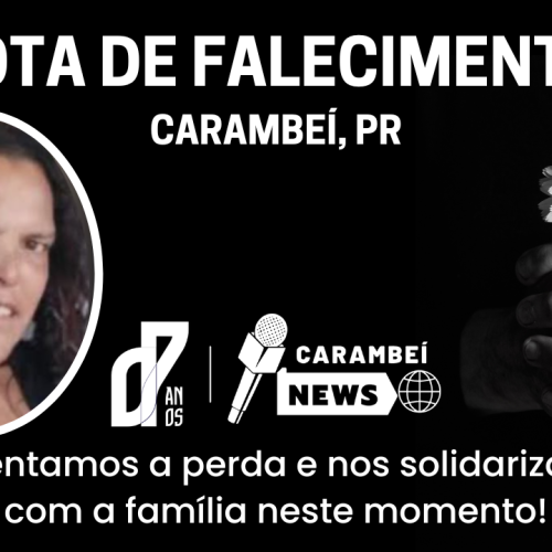 Nota de falecimento – 56 anos | 07/06/2026
