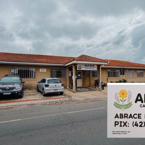 APAE de Carambeí pede apoio da comunidade para manter atendimentos de qualidade