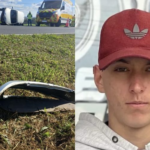 Identificado jovem que morreu em grave acidente com veículo de Carambeí na BR-376