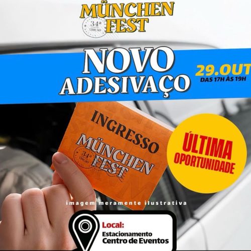 Münchenfest realiza novo “Adesivaço” nesta quarta-feira em Ponta Grossa