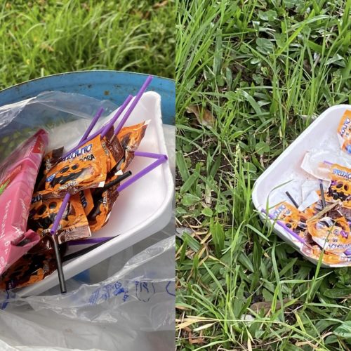 Pirulitos e balas voltam a aparecer em parquinho e geram alerta em Carambeí