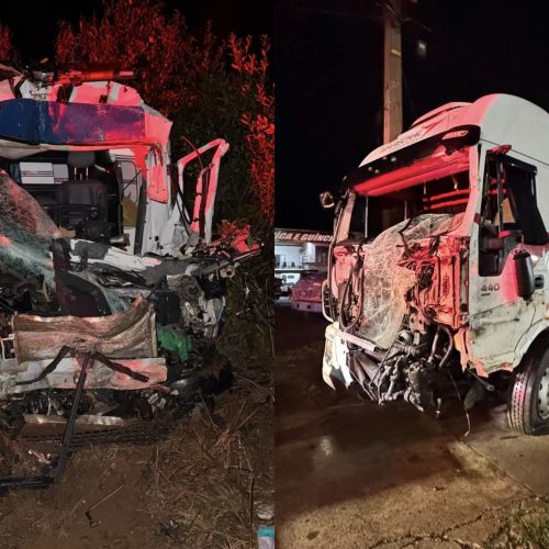 Dois ocupantes de ambulância morrem em grave acidente na região