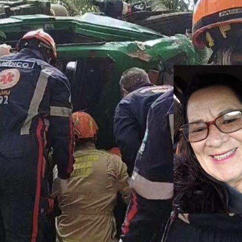 Identificada vítima de acidente fatal com caminhão de recicláveis: Marli Pereira, de Carambeí