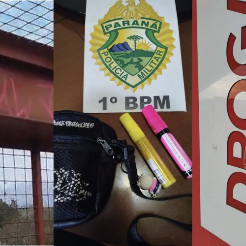 Adolescentes são apreendidos por pichação em Carambeí