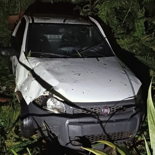 Acidente na PR-151 deixa motorista ferido entre Castro e Carambeí