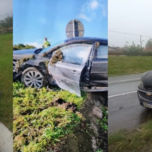 Três acidentes são registrados em dois dias na PR-151 em Carambeí