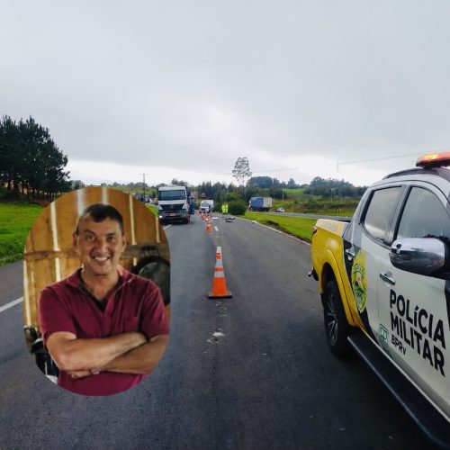 Morador de Carambeí morre em grave acidente na PR-151