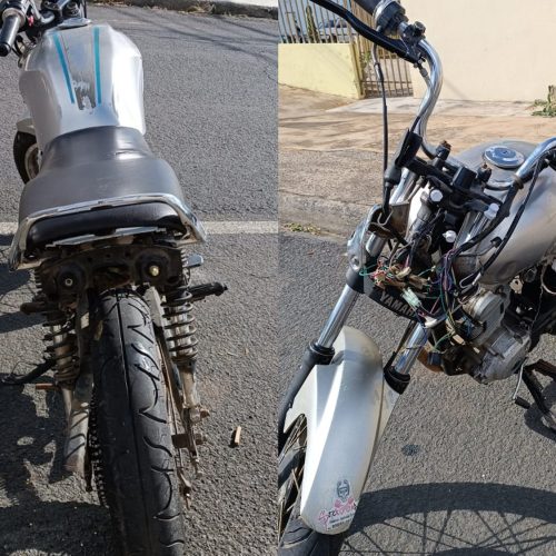 PM recupera motocicleta furtada em Carambeí