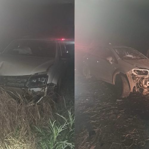 Colisão traseira deixa três feridos na PR-151 entre Castro e Carambeí