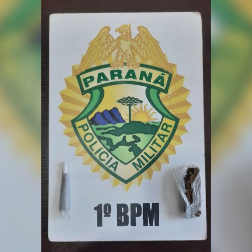 PM flagra fornecimento de droga a adolescente e apreende maconha em Carambeí