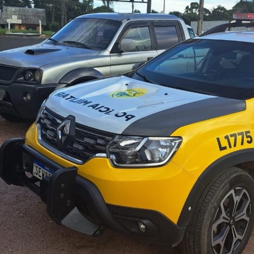 Caminhonete furtada no litoral é recuperada em Carambeí