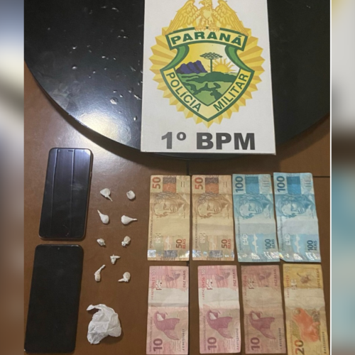 Dois homens são detidos após serem encontrados com drogas em Carambeí