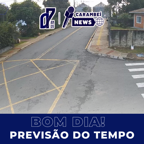 Veja a previsão do tempo para Carambeí&nbsp;nesta segunda-feira