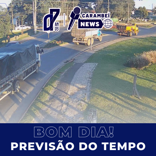 Veja a previsão do tempo para Carambeí&nbsp;nesta segunda-feira