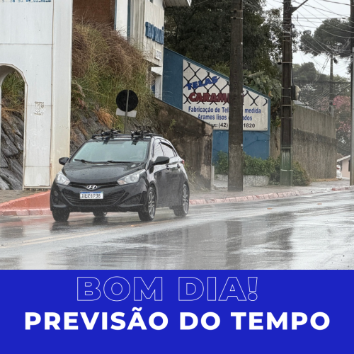 &nbsp;Veja a previsão do tempo para Carambeí&nbsp;nesta quarta-feira
