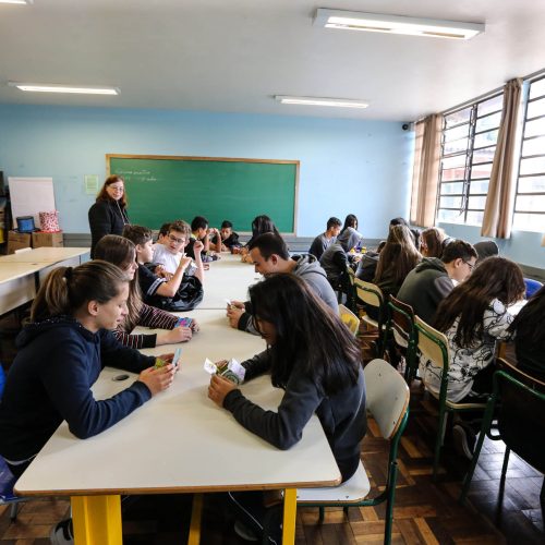 Colégio Estadual Euzébio da Mota no bairro Boqueirão em Curitiba.   Curitiba, 14/05/2019 -  Foto: Geraldo Bubniak/ANPr